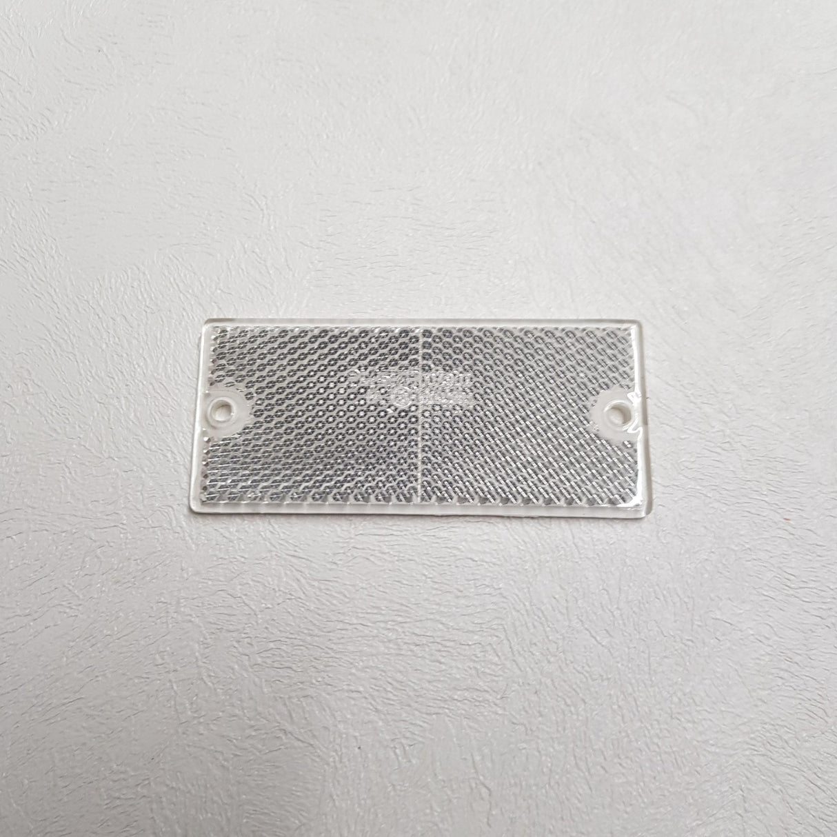 Screw On Rectangular White Reflector