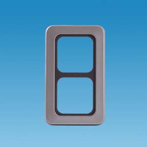 Powerpart C-Line Two Way Surround and Face Plate Gun Metal