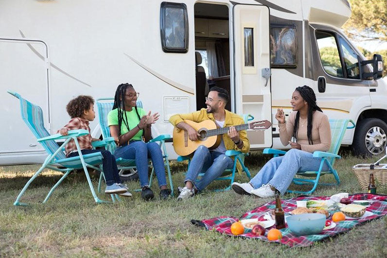 Caravanning in the summer