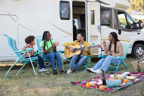 Caravanning in the summer