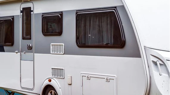 caravan with window seal replacements
