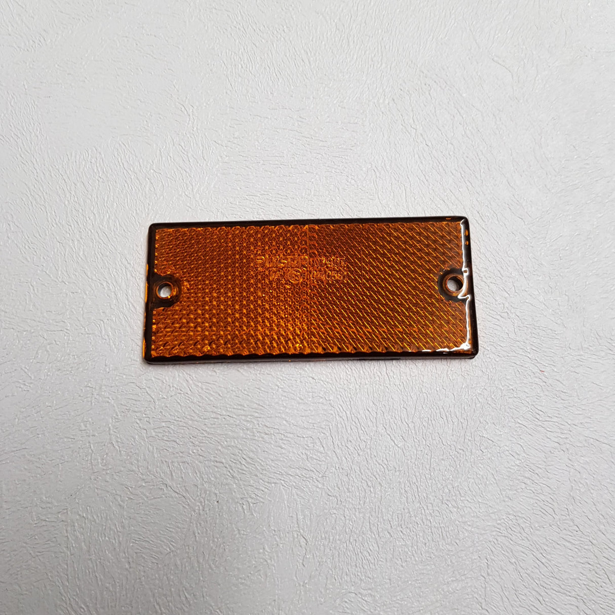 Screw On Rectangular Orange Reflector