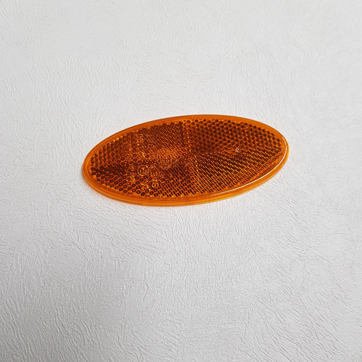 Oval Orange Reflector Self Adhesive