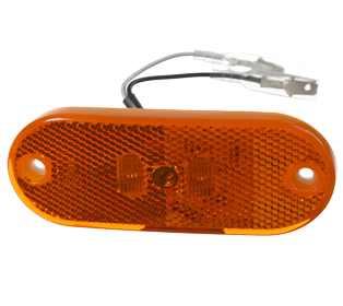 Jokon LED Oval Side Marker Light Orange 12 Volt