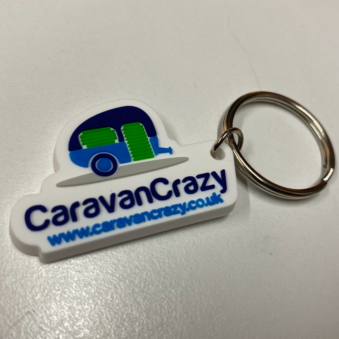 Caravan Crazy Keyring