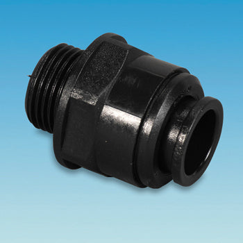 John Guest Straight Adapter Male 3/8" BSP - 12mm