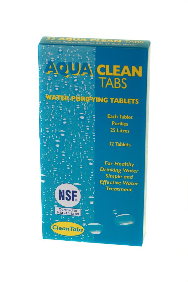 Aqua Clean Tabs Water Purifying Tablets