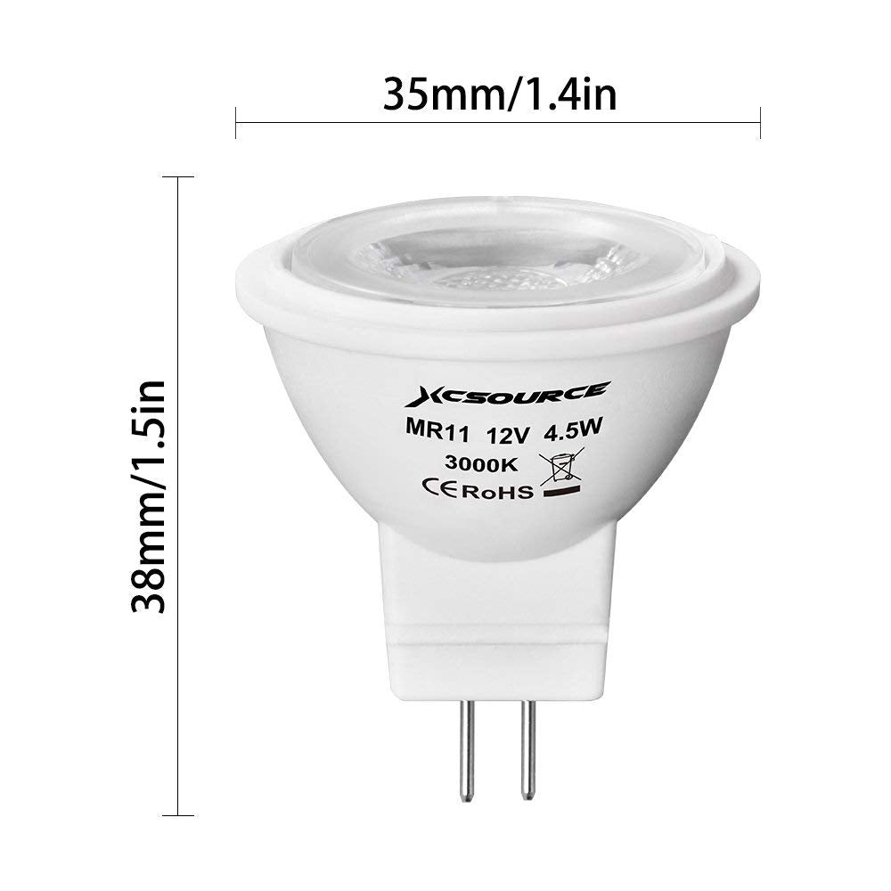 12 Volt 4.5 Watt MR11 LED Bulb