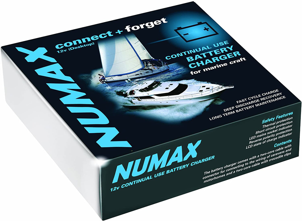 Numax Connect + Forget 12 Volt Battery Charger 10 Amp