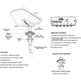 Vision Plus Status 570 Directional Digital TV & Radio FM, DAB Antenna System