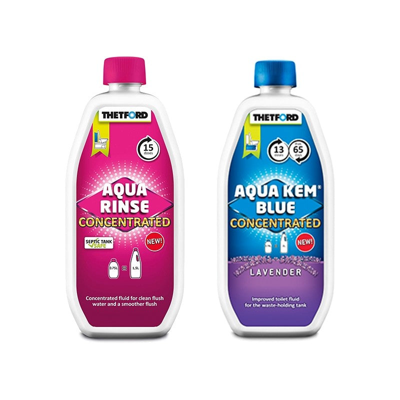 Thetford Aqua Kem Blue & Aqua Rinse Concentrated Duo Pack