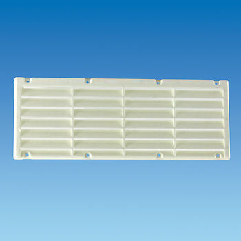 White Plastic Fridge Vent 360mm x 140mm